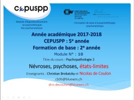 Support de cours du 25 janvier 2018